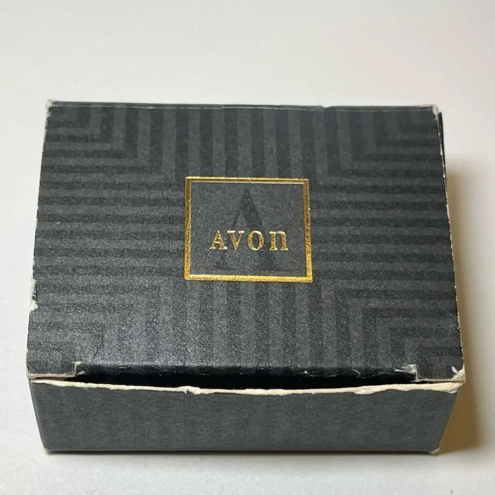 NIB Avon 1994 Toast to New Years Earrings Gold Tone Surgical Posts